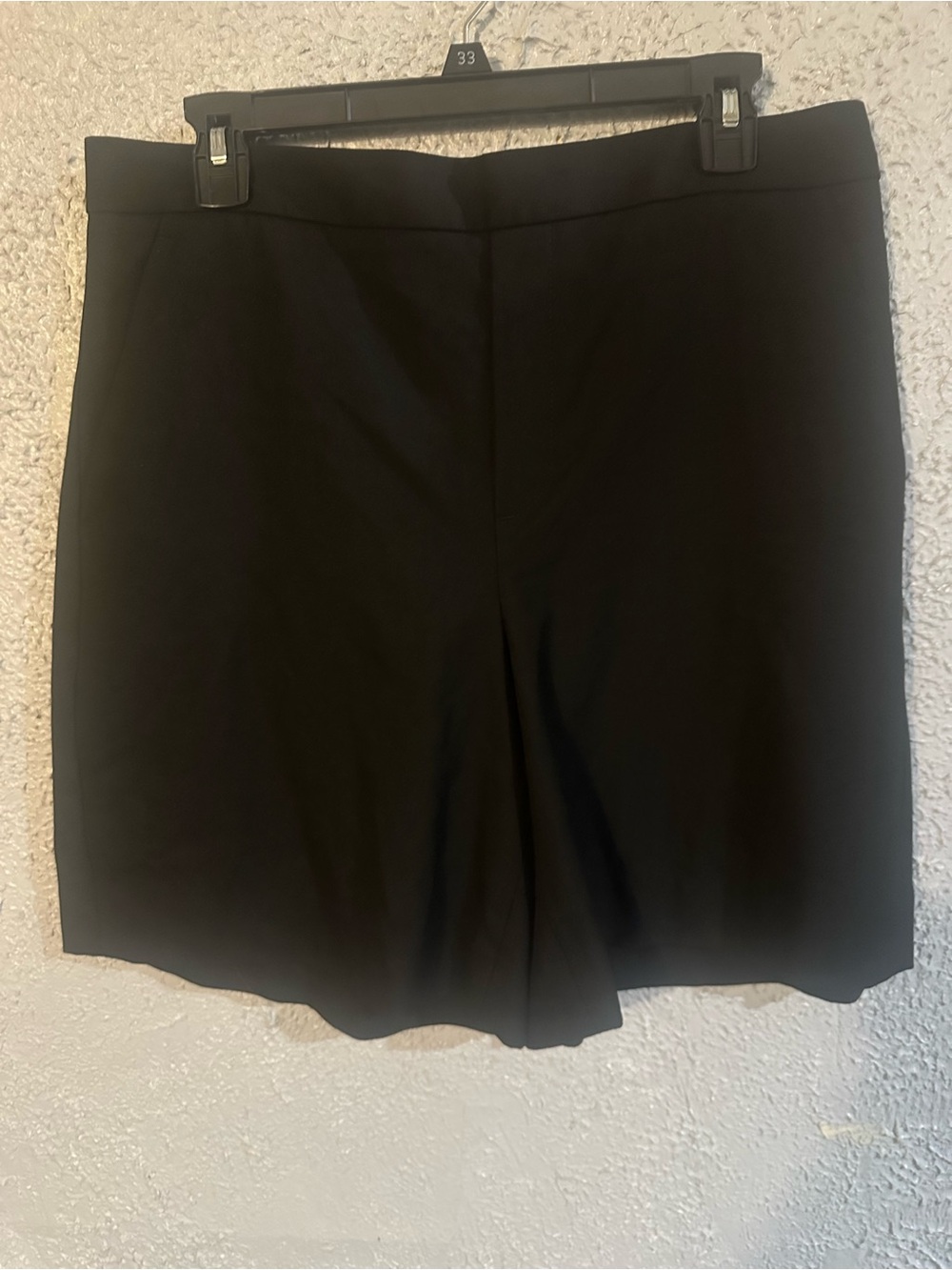 Banana Republic Black Tailored Bermuda Shorts